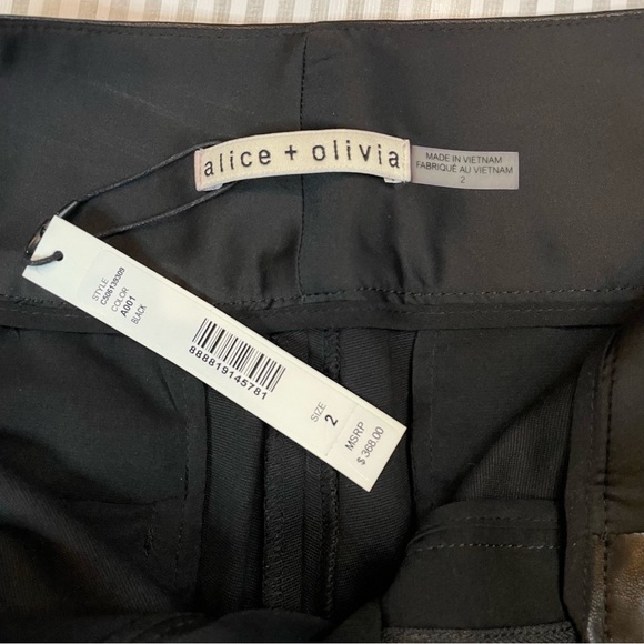 Alice + Olivia Leather Leggings - Picture 5 of 5